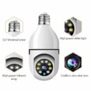 Mini PTZ Bulb Camera Dual Lens full HD with Bulb E27 Socket v380