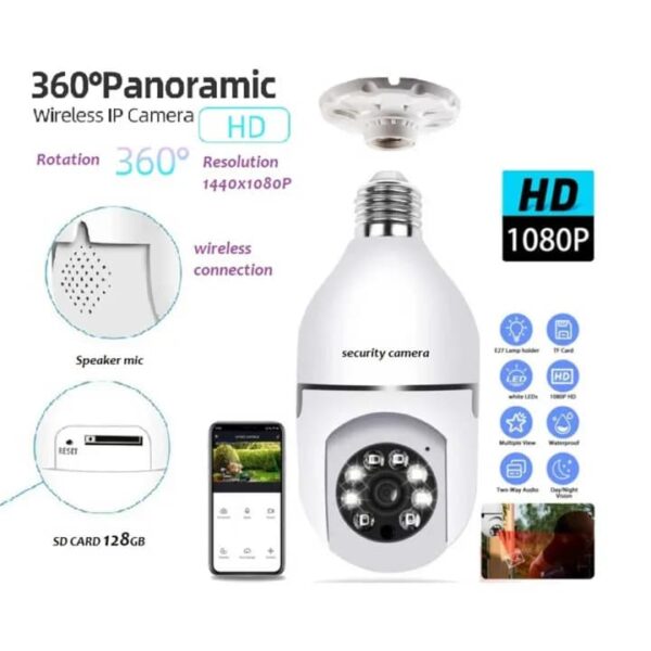 V380 LED PTZ Bulb Camera - Image 6