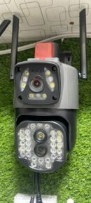IP WIFI PTZ Camera 2 Lens Outdoor 4mp Color Night Vision With V380 Pro App