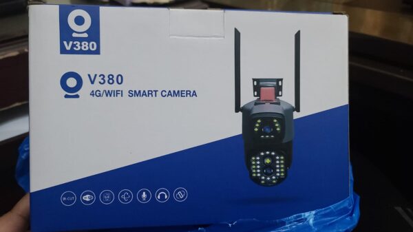 IP WIFI PTZ Camera 2 Lens Outdoor 4mp Color Night Vision With V380 Pro App - Image 8