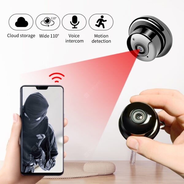 Baby IR night vision V380 pro camera